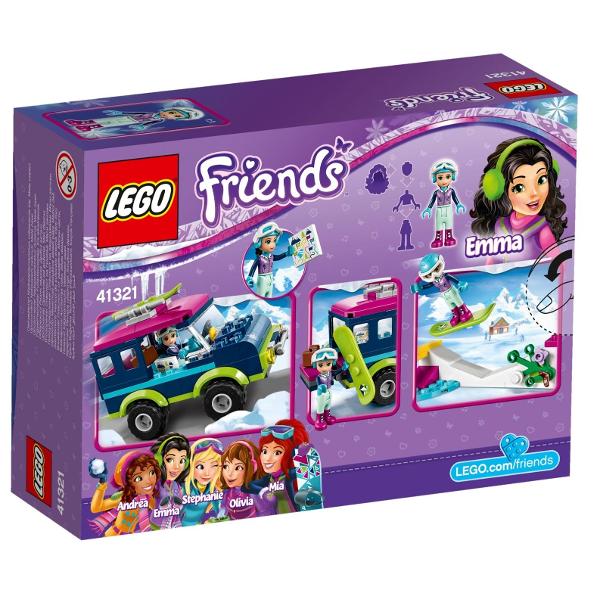 Lego Friends. Masina de teren a statiunii de iarna