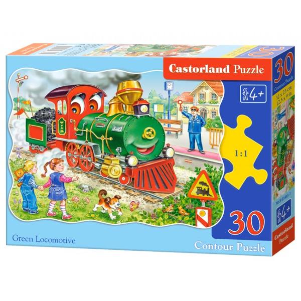 Puzzle 30. Green Locomotive