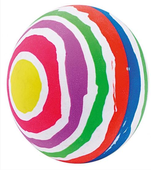 Imaginea produsului 'Bila din cauciuc Dungi vesele'
