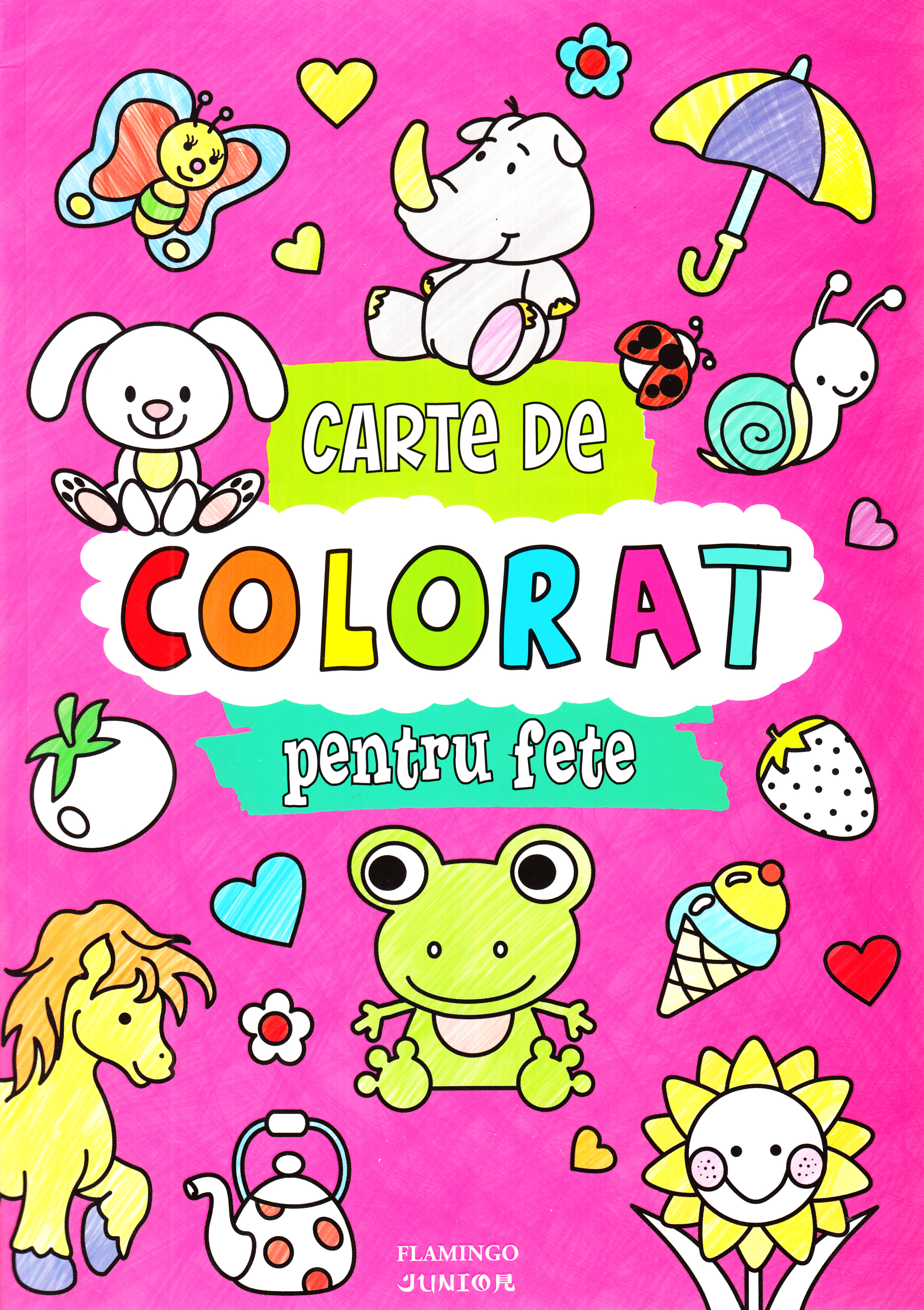 Carte de colorat pentru fete