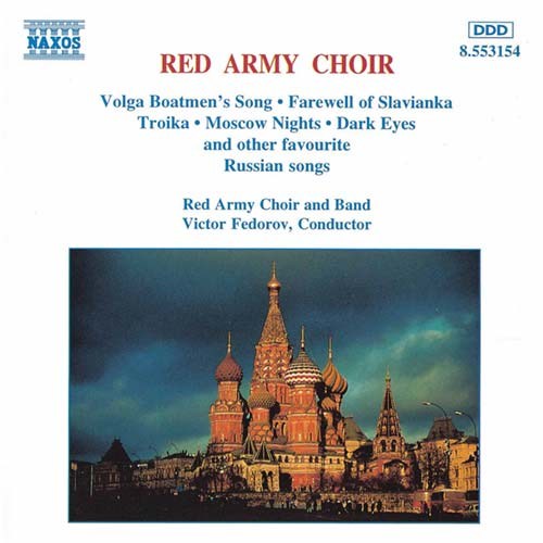 CD Red Army Choir - Volga boatmen's song, Farewell of Slavianka, Troika, Moscow nights, Dark eyes and other favourite Russian songs