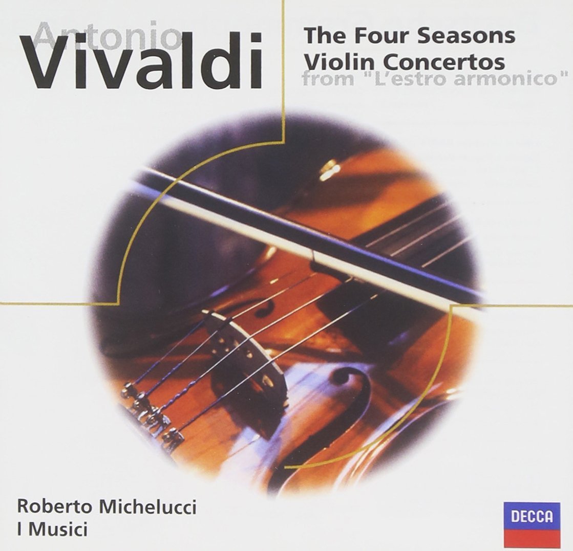 CD Vivaldi - The four seasons, Violin concertos from Lestro armonico - Roberto Michelucci