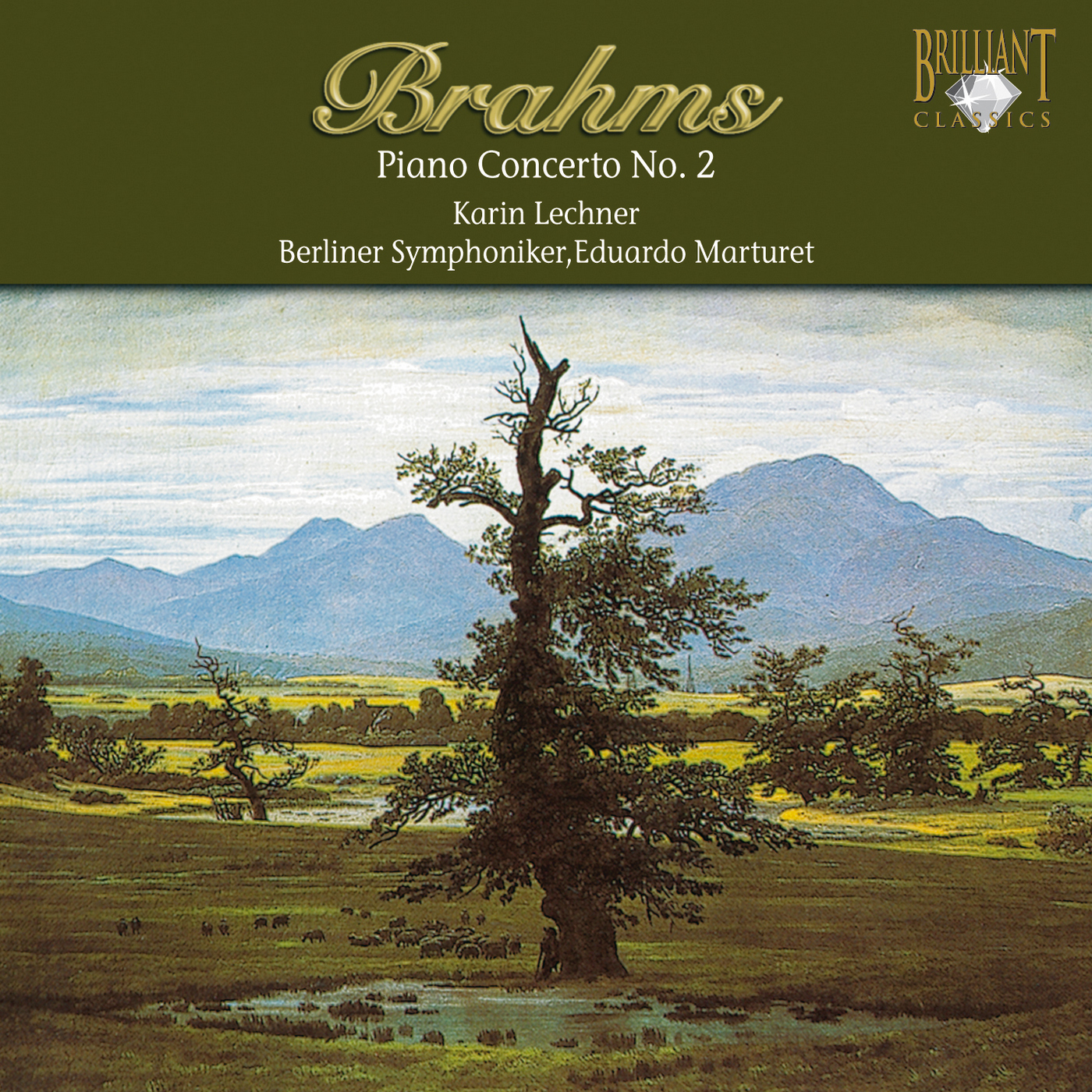 CD Brahms - Piano concerto no.2 - Karin Lechner - Berliner Symphoniker