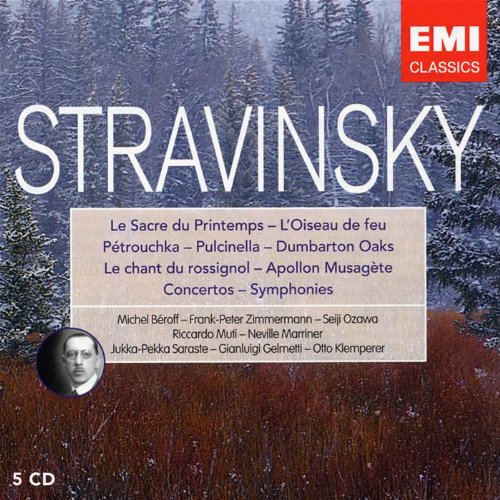 5CD Stravinsky - Oeuvres orchestrales: Le sacre du printemps, L oiseau de feu, Petrouchka, Pulcinella