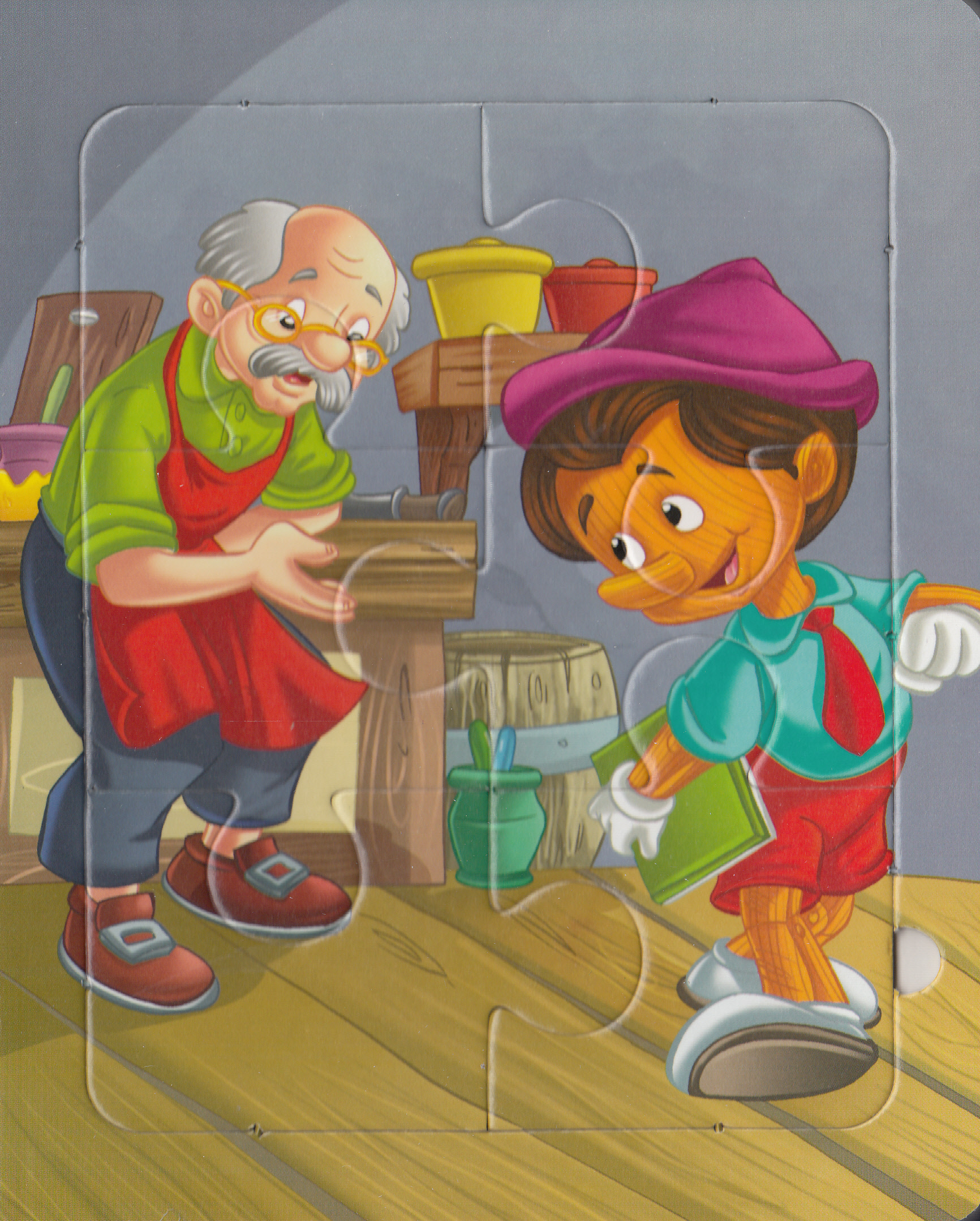 Aventurile lui Pinocchio (Povesti cu puzzle)