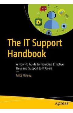 Coperta cărții 'IT Support Handbook - Halsey'