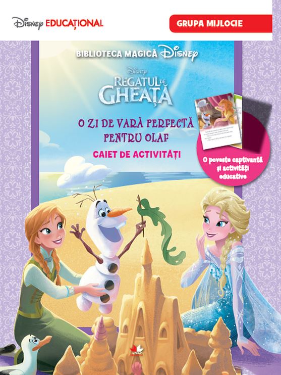 Disney Regatul de gheata - O zi de vara perfecta pentru Olaf - Caiet de activitati. Grupa mijlocie