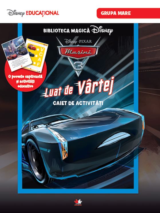 Disney Pixar Masini - Luat de Vartej - Caiet de activitati. Grupa mare