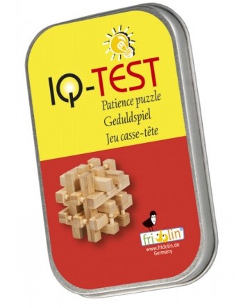 IQ-Test. Puzzle 3D in cutie metalica: Locked
