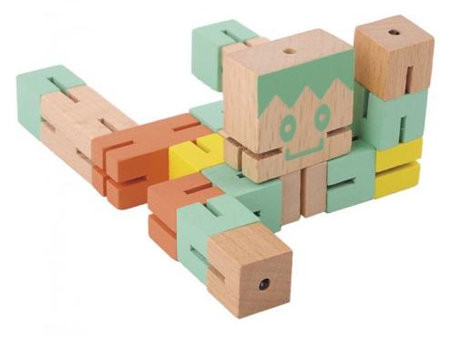 Joc logic 3D puzzle: Boy verde