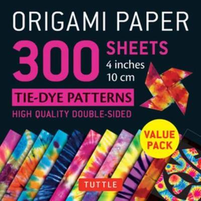 Origami Paper 300 sheets Tie-Dye Patterns 4 inch (10 cm) -  