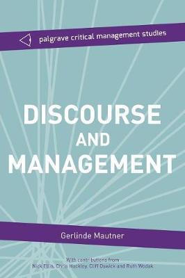 Discourse and Management - Gerlinde Mautner