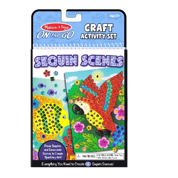 Sequin Scenes. Set creatie cu paiete: Animale