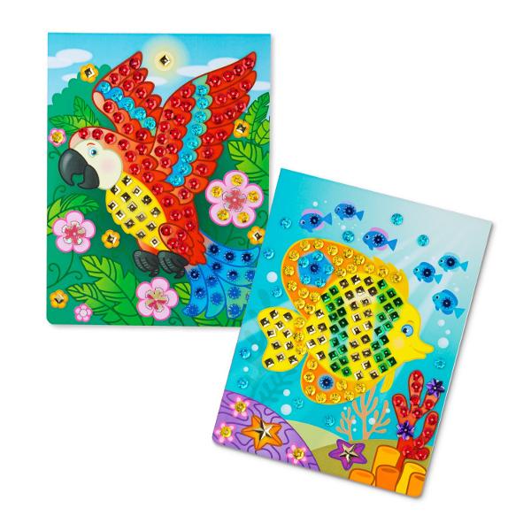 Sequin Scenes. Set creatie cu paiete: Animale