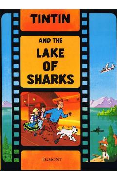 Coperta cărții 'Tintin and the Lake of Sharks'