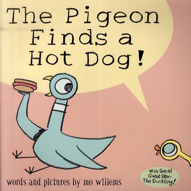 Pigeon Finds a Hotdog!