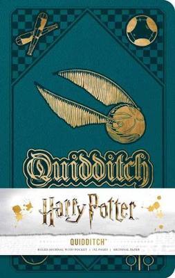 Harry Potter: Quidditch Hardcover Ruled Journal -  