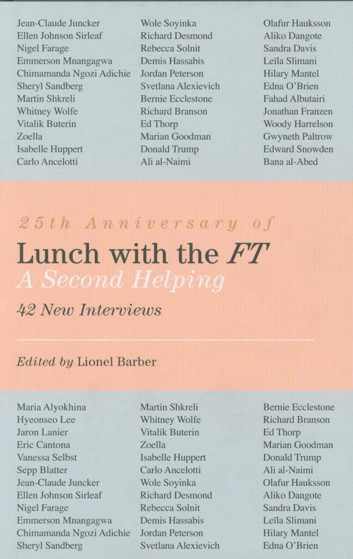 Lunch with the FT - Lionel Barber