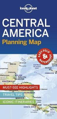 Lonely Planet Central America Planning Map -  