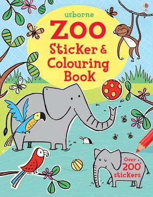 Zoo Sticker and Colouring Book - Jessica Greenwell