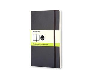 Moleskine Soft Large Plain Notebook Black -