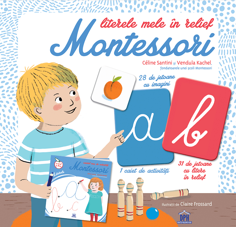 Literele mele in relief. Montessori - Celine Santini, Vendula Kachel