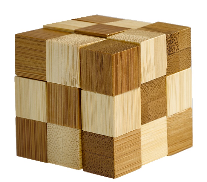 Bamboo Puzzle: Snake Cubes 