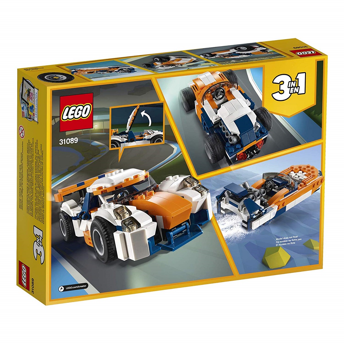 Lego Creator. Masina de curse sunset