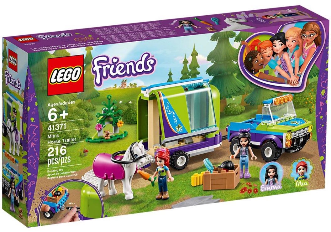 Lego Friends. Remorca de transportat cai a Miei