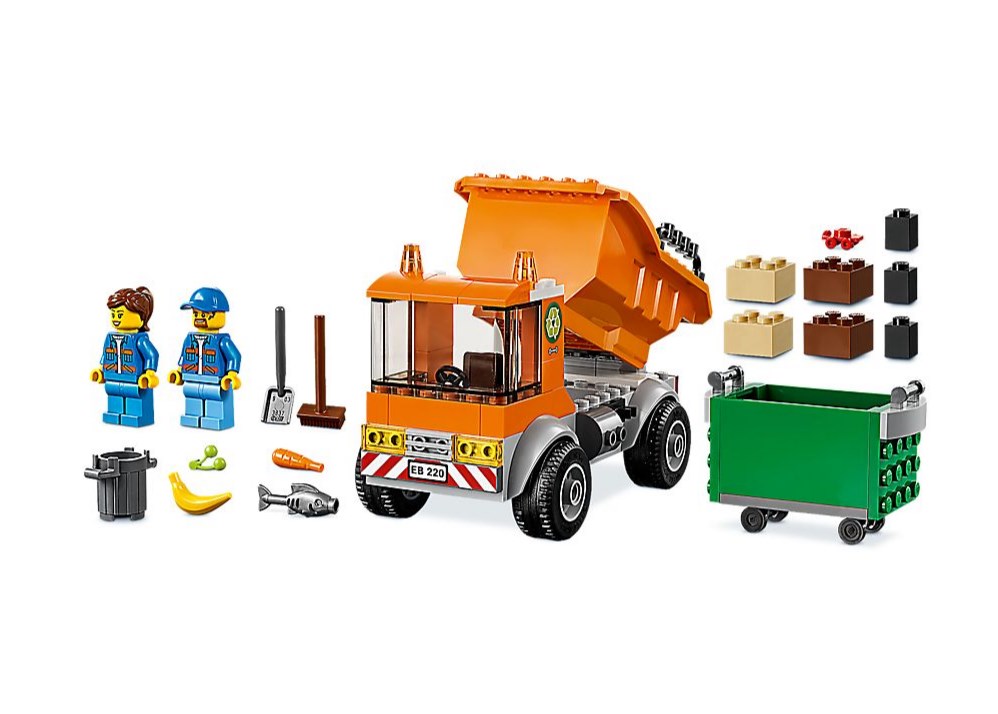 Lego City. Camion pentru gunoi