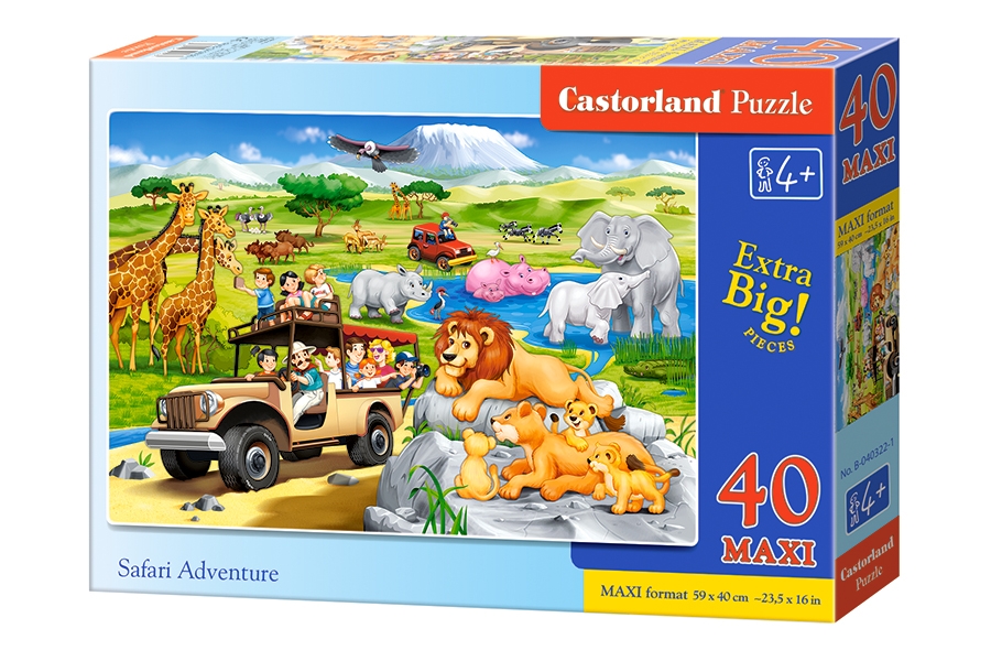 Puzzle 40 Maxi. Safari Adventure