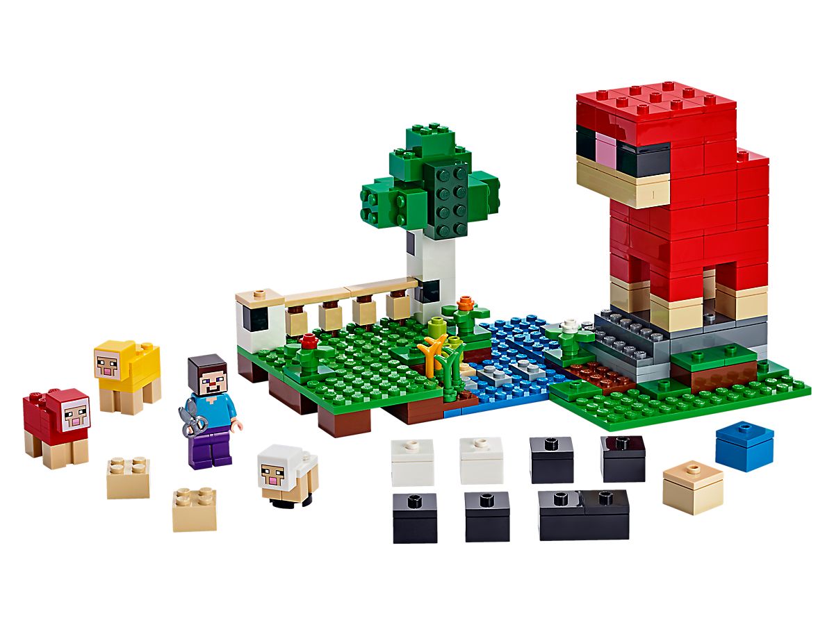Lego Minecraft. Ferma de lana