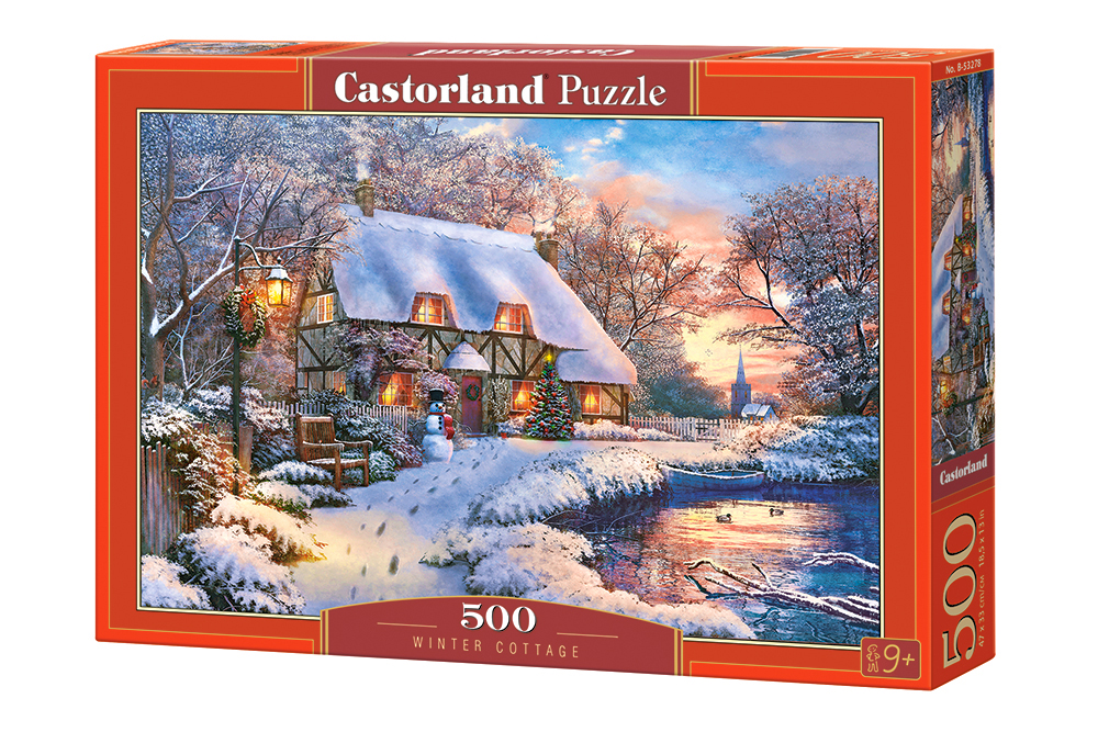 Puzzle 500. Winter Cottage