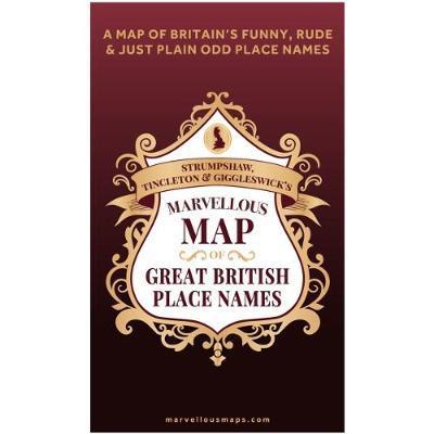 S T & G's Marvellous Map of Great British Place Names -  