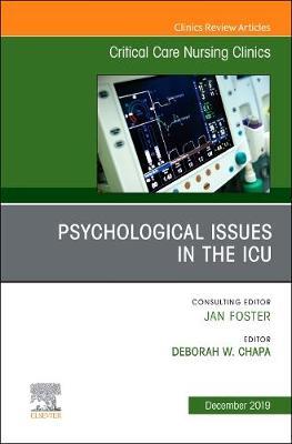 Psychological Issues in the ICU,Infectious Disease Clinics o - Deborah W Chapa