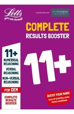 Coperta cărții 'Letts 11+ Success - 11+ Results Booster'