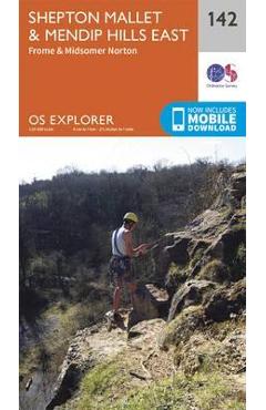 Coperta cărții 'Shepton Mallet and Mendip Hills East'