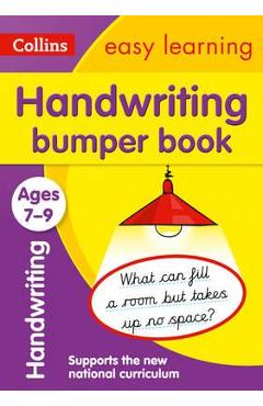 Coperta cărții 'Handwriting Bumper Book Ages 7-9'