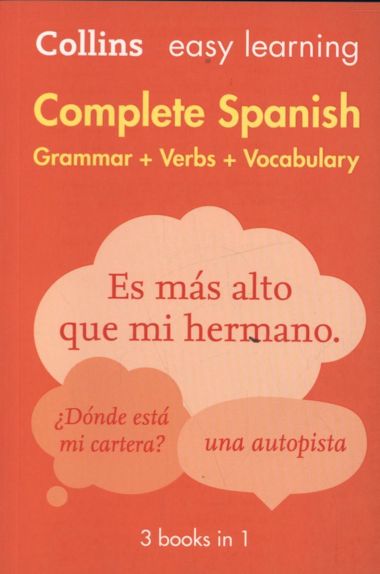 Easy Learning Complete Spanish Grammar, Verbs and Vocabulary