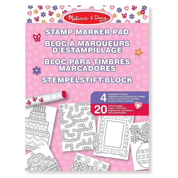 Stamp marker pad. Set de stampile, Marker si caiet cu activitati