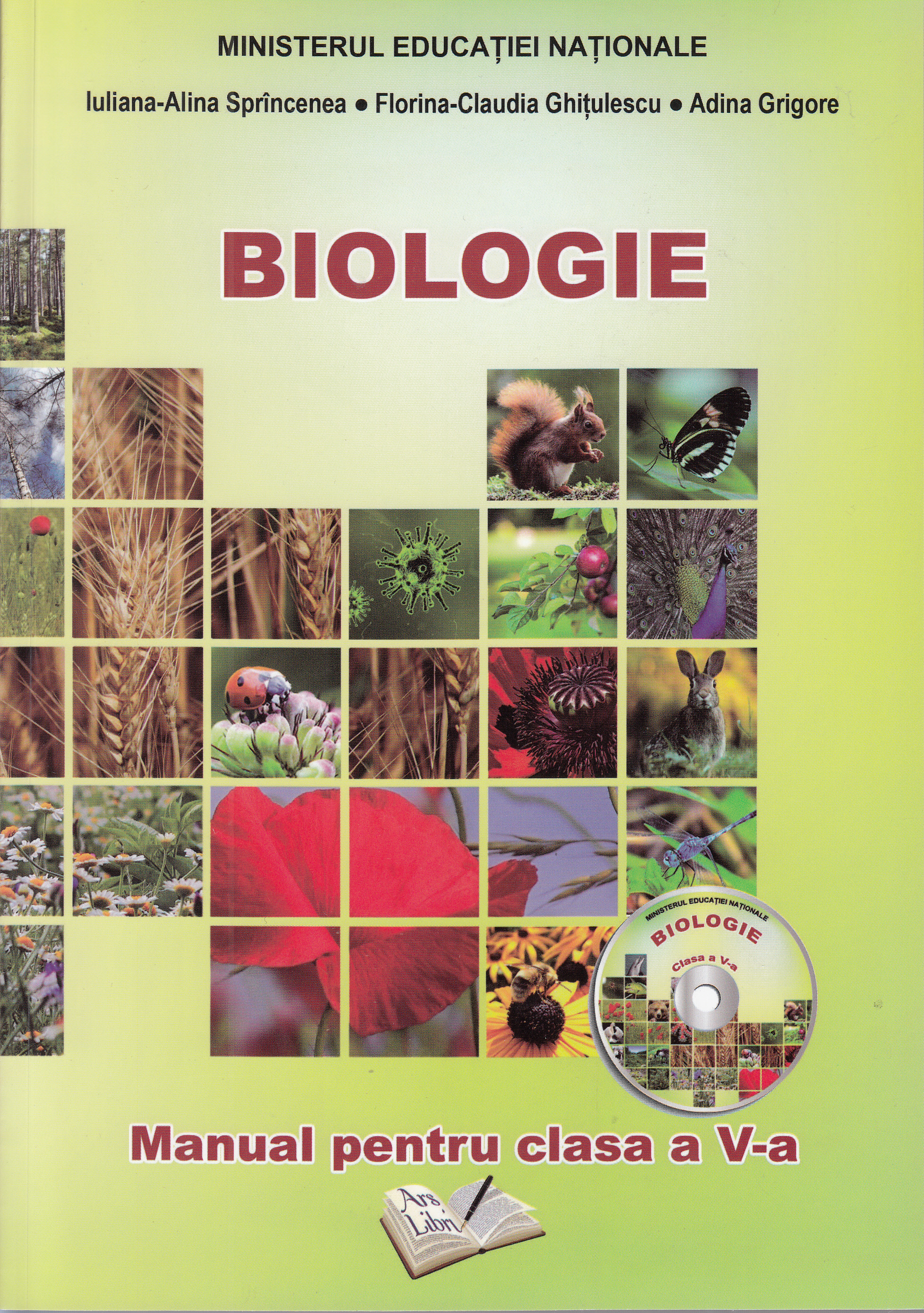 Biologie - Clasa 5 - Manual - Iuliana-Alina Sprincenea