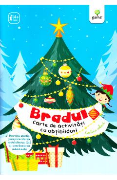 Coperta cărții 'Bradul - Carte de activități cu abțibilduri'