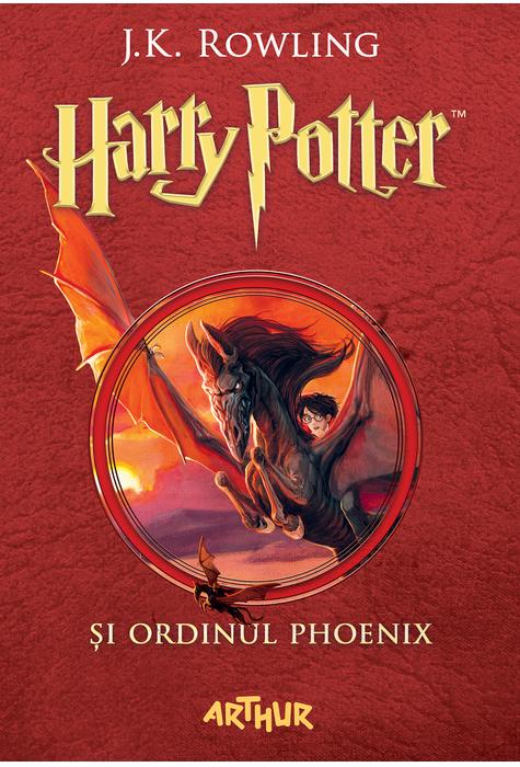 Coperta cărții 'Harry Potter si Ordinul Phoenix - J. K. Rowling'
