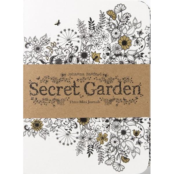 Secret Garden: Three Mini Journals - Johanna Basford
