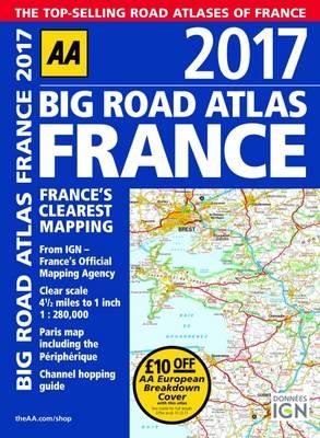 France Big Road Atlas 2017