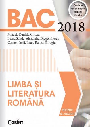Bac 2018 Limba si literatura romana - Viorica Avram, Mihaela Daniela Cirstea