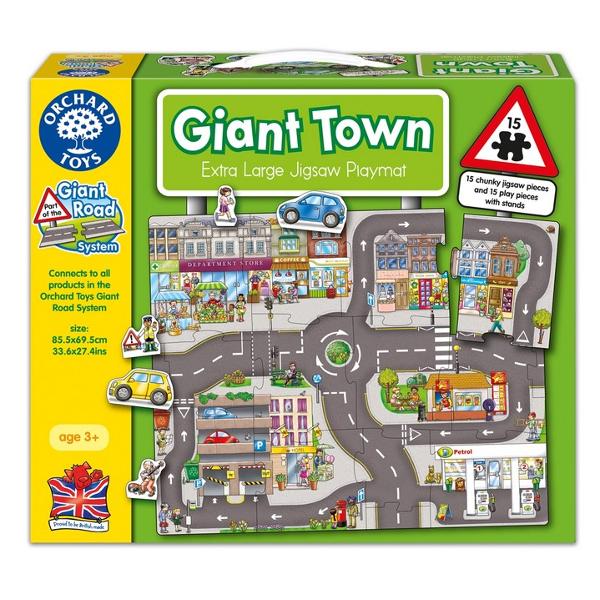 Gigant Town. Puzzle gigant de podea: Orasul