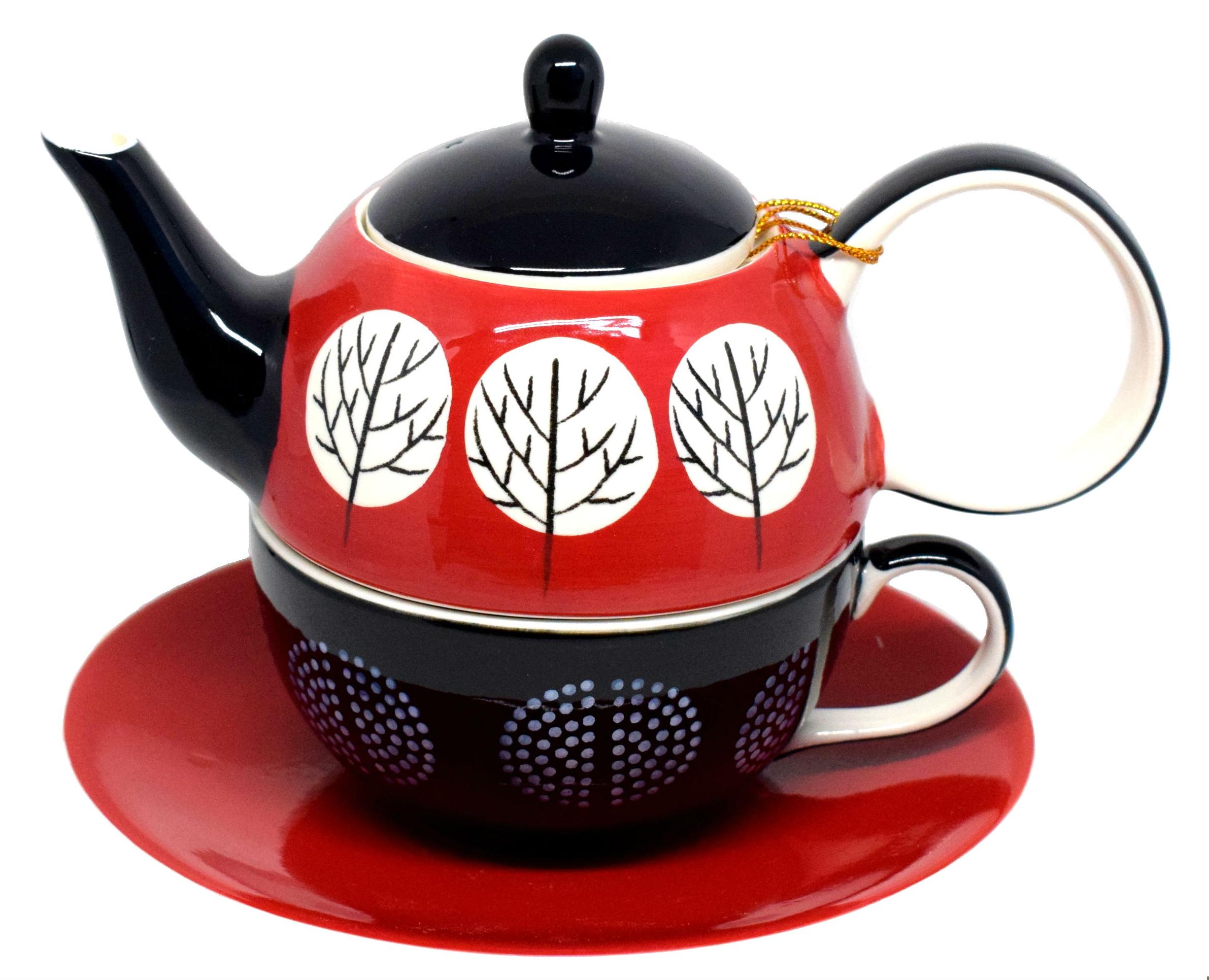 Set Tea for One Jared - Ceainic+cana+capac - Tea Garden