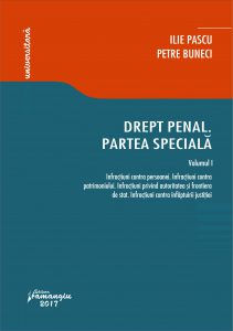 Drept penal. Partea speciala Vol.1 - Ilie Pascu, Petre Buneci