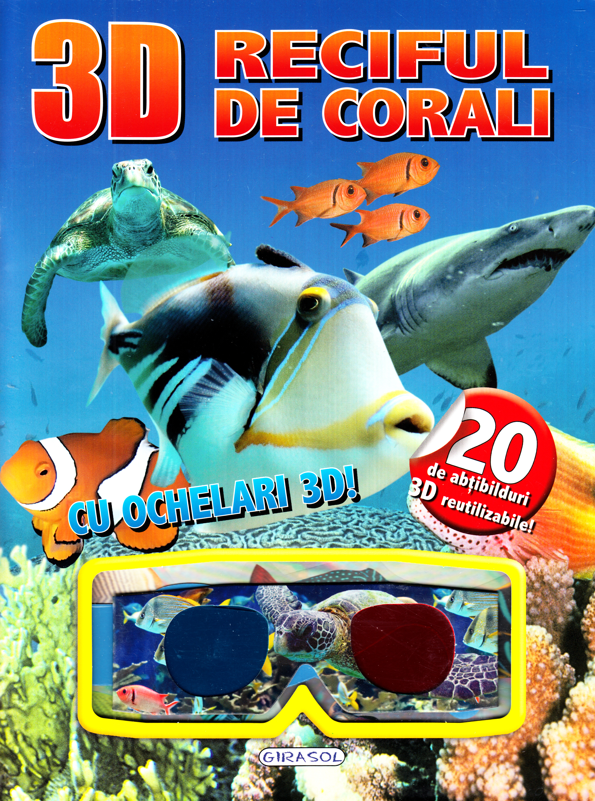3D Reciful de corali. Cu ochelari 3D